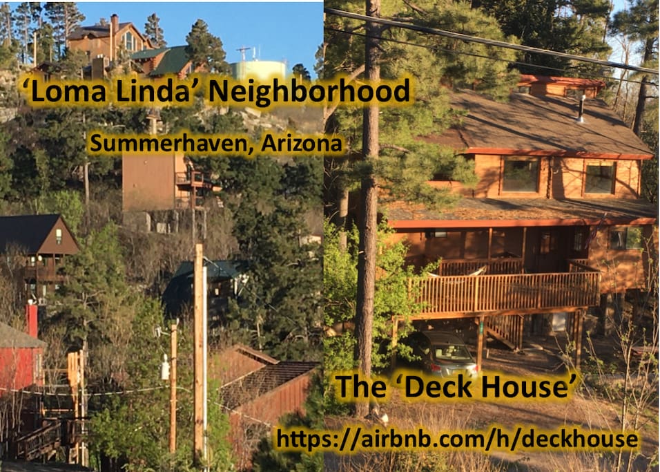 The 'Deck House' Summerhaven, AZ on Mount Lemmon Cabins for Rent in