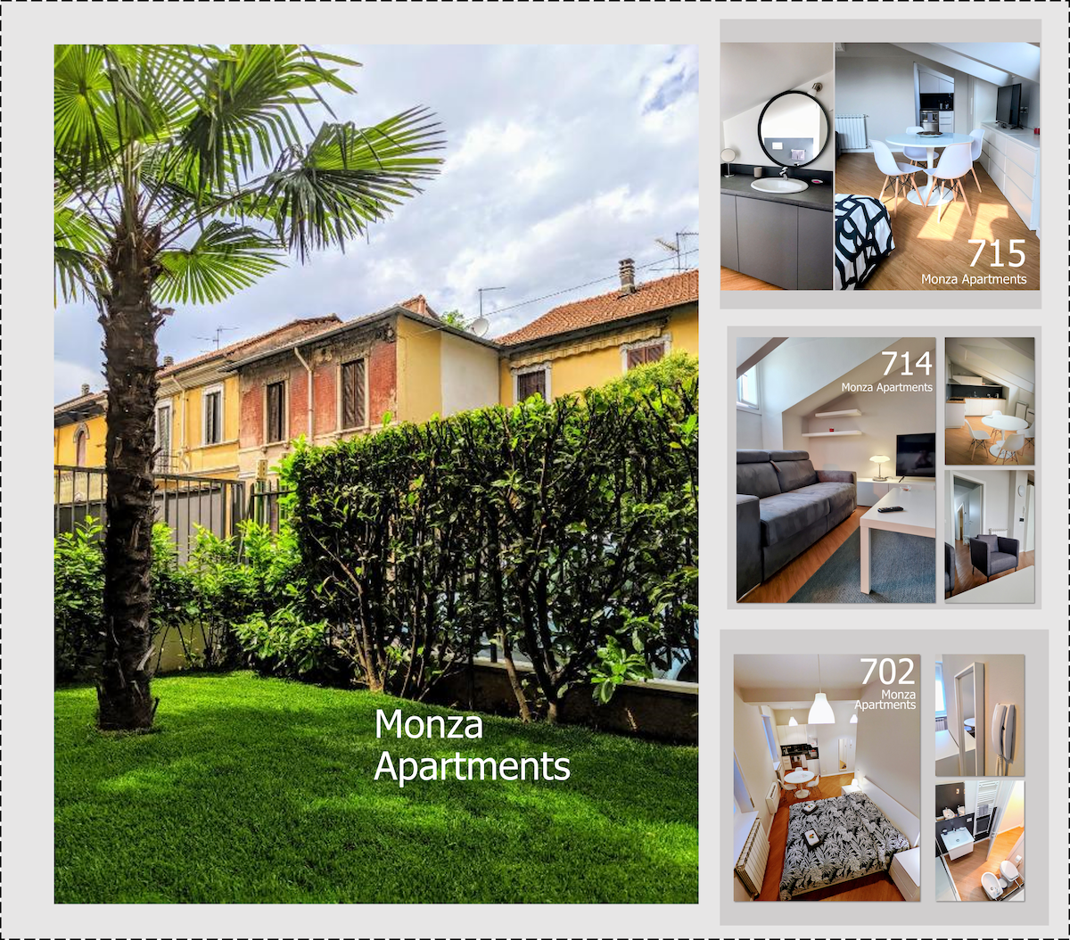 Popular Airbnb listing: Monza Apartments, 702 in Monza E Della Brianza