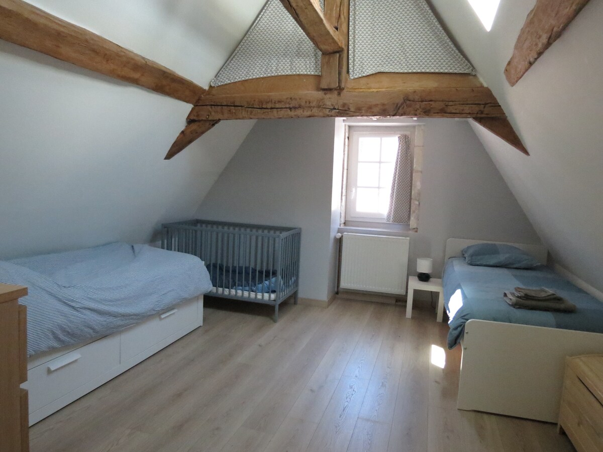 habitación infantil configuración 2 camas individuales