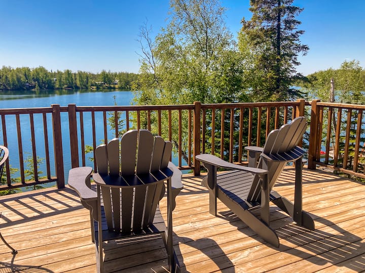 Northshore Serenity Cozy Alaska Lakefront Retreat Houses for Rent in