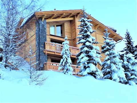 Prestigious Chalet for 18 Guests, Pool & Jacuzzi