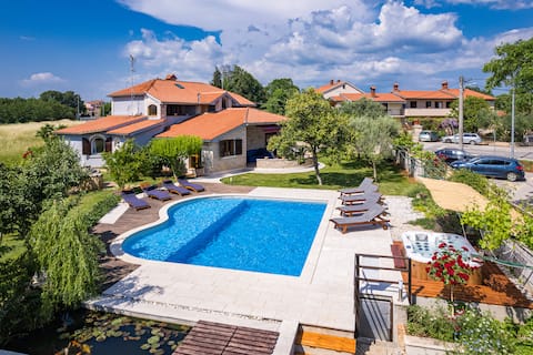 Eco-friendly house blended with nature