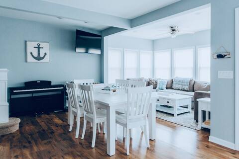 Quiet Ventnor Street near Beach, Quick Uber to A/C