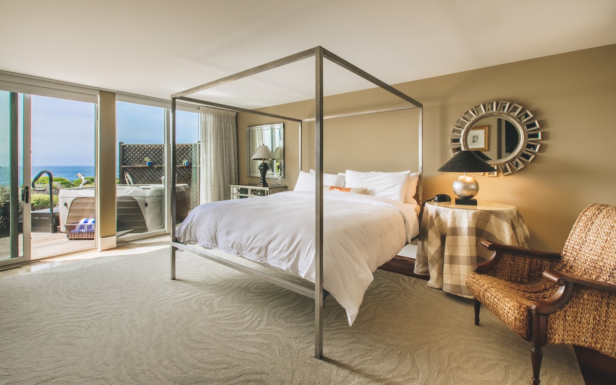 The Second Bedroom Features a Comfortable King-Sized Bed
