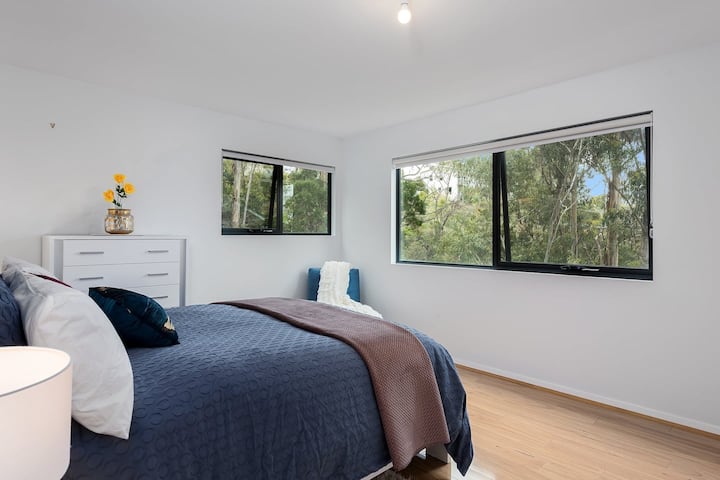 Upstairs bedroom with a view and ensuite