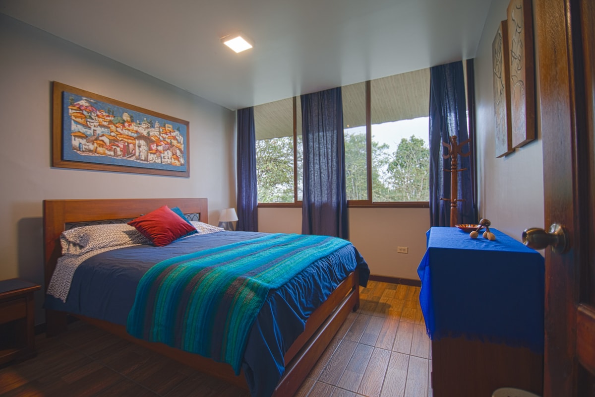 First Floor Queen bed with shared bath