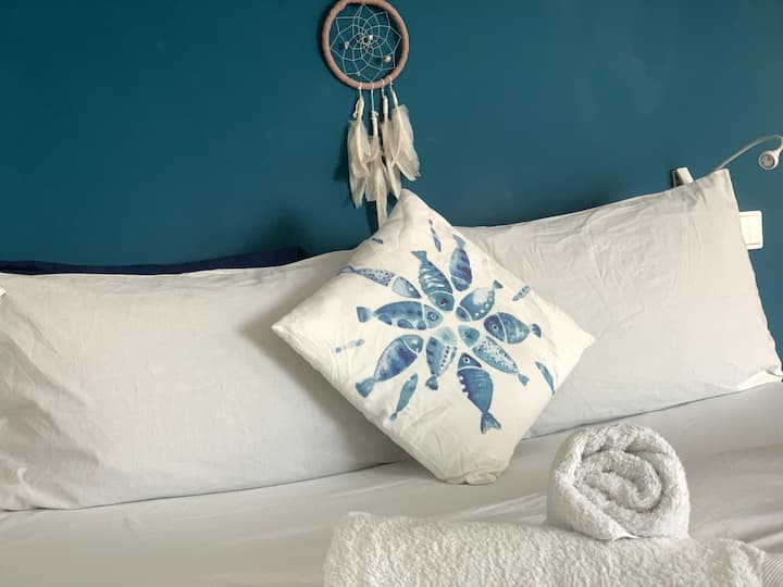 HABITACIÓN AZUL OCEÁNICO CON VISTA AL MAR