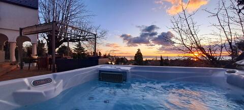 Balaton Villa Home with View and  private Pool