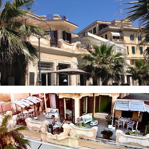 Ostia Lido sea view Charmin & Relax 1923 Building