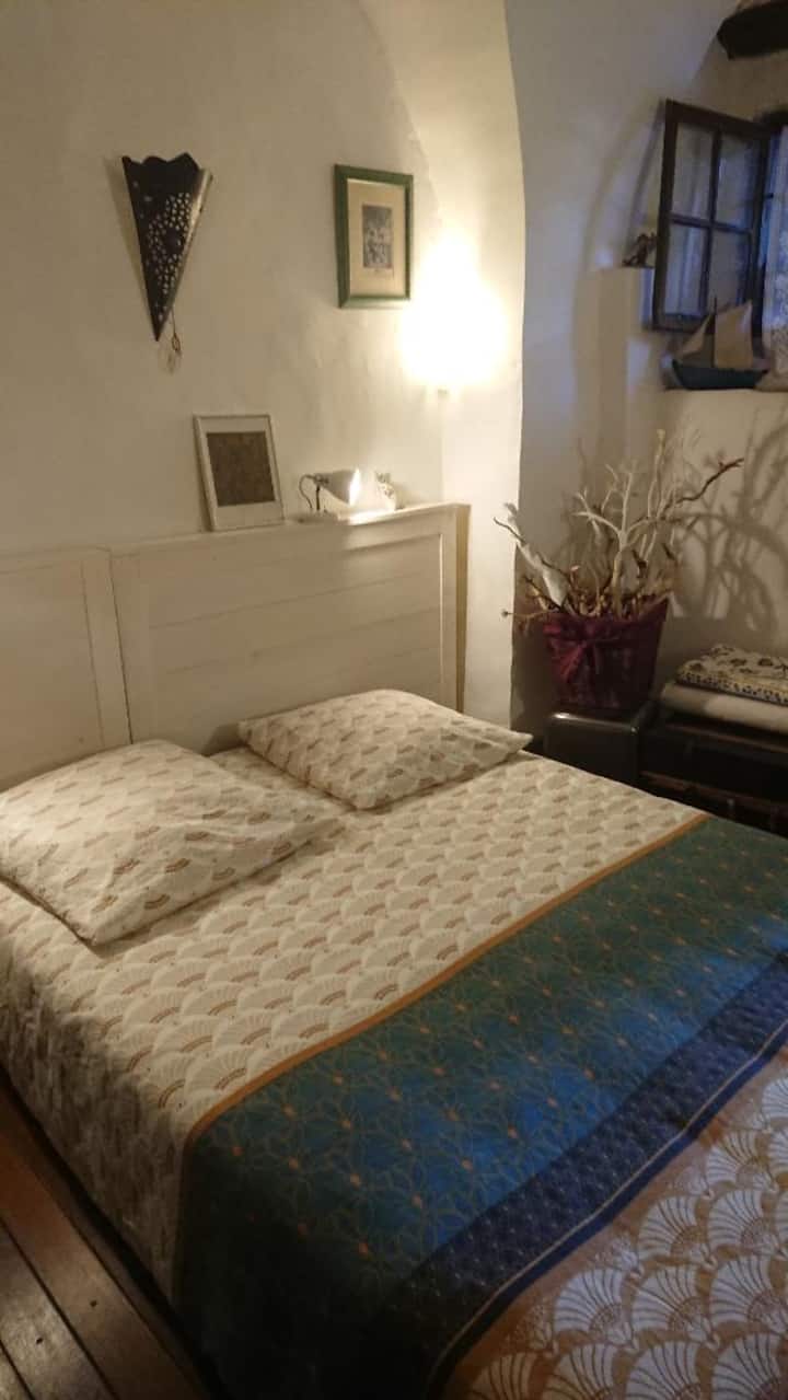 Vue sur la chambre voutée
