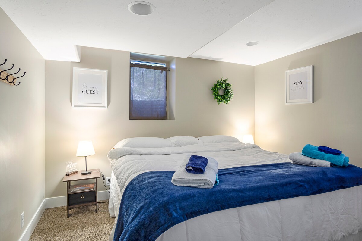 Mgeni wetu anastahili kitanda cha ukubwa wa King!