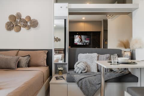 Stylish Studio, 1 step to MRT, near Chatuchak