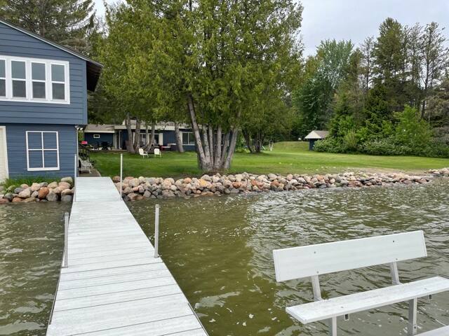 Updated Lakefront Cabin with Boathouse