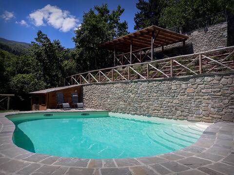 Typical structure with pool in Tuscany-14 people