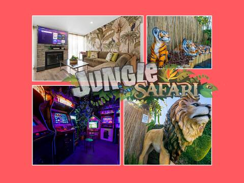 Safari Adventure 🐅🦁🦓⛳️🕹🚗 Arcade, Golf, Cars & More!