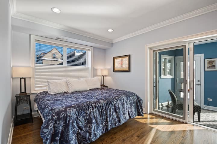 Основен суит с четирисезонна затворена веранда/офис