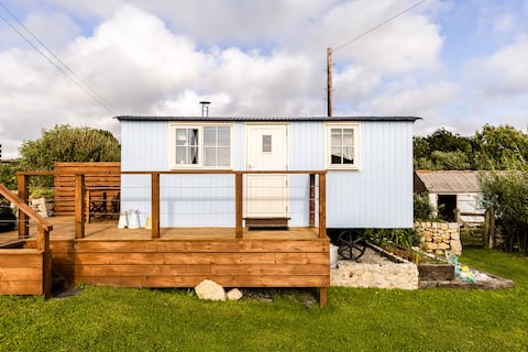 Popular Airbnb listing: Shepherds Hut in the Hamlet of Dowran NR Penzance in St. Just
