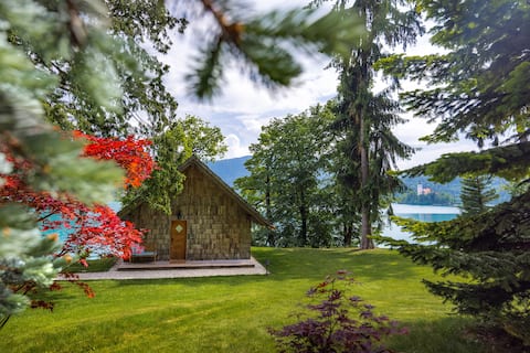 Private beach house on Lake Bled