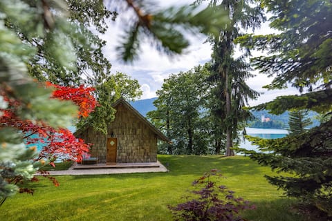 Private beach house on Lake Bled