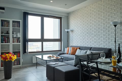 Popular Airbnb listing: Lux Apartment Center in Szczepin