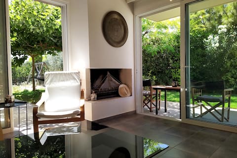 Garden house by the sea
