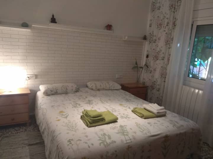 Habitacion doble con vista al jardin