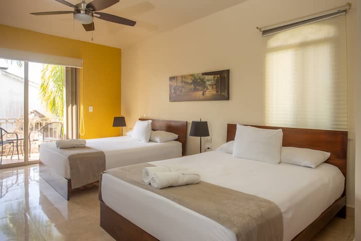 ห้องซานมิเกลพร้อมเตียงควีนไซส์ 2 หลัง