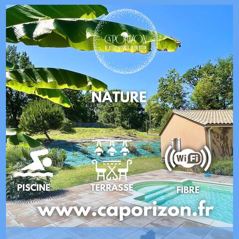 Caporizon-Villa Puy d 'Aiguillon-Piscine Centrale