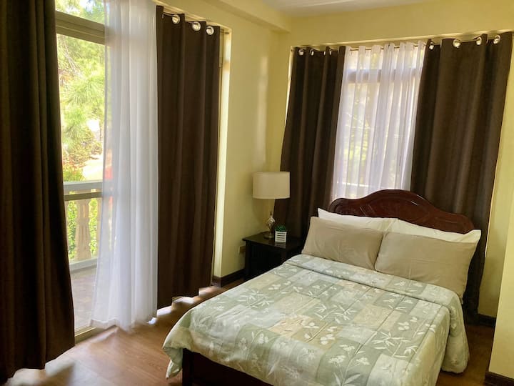 Master's bedroom with king sized bed