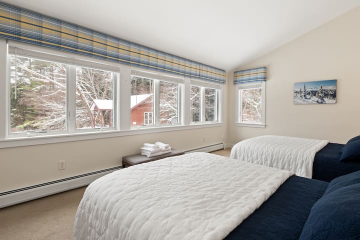 Spálňa pre hostí č.1 s 2 manželskými posteľami