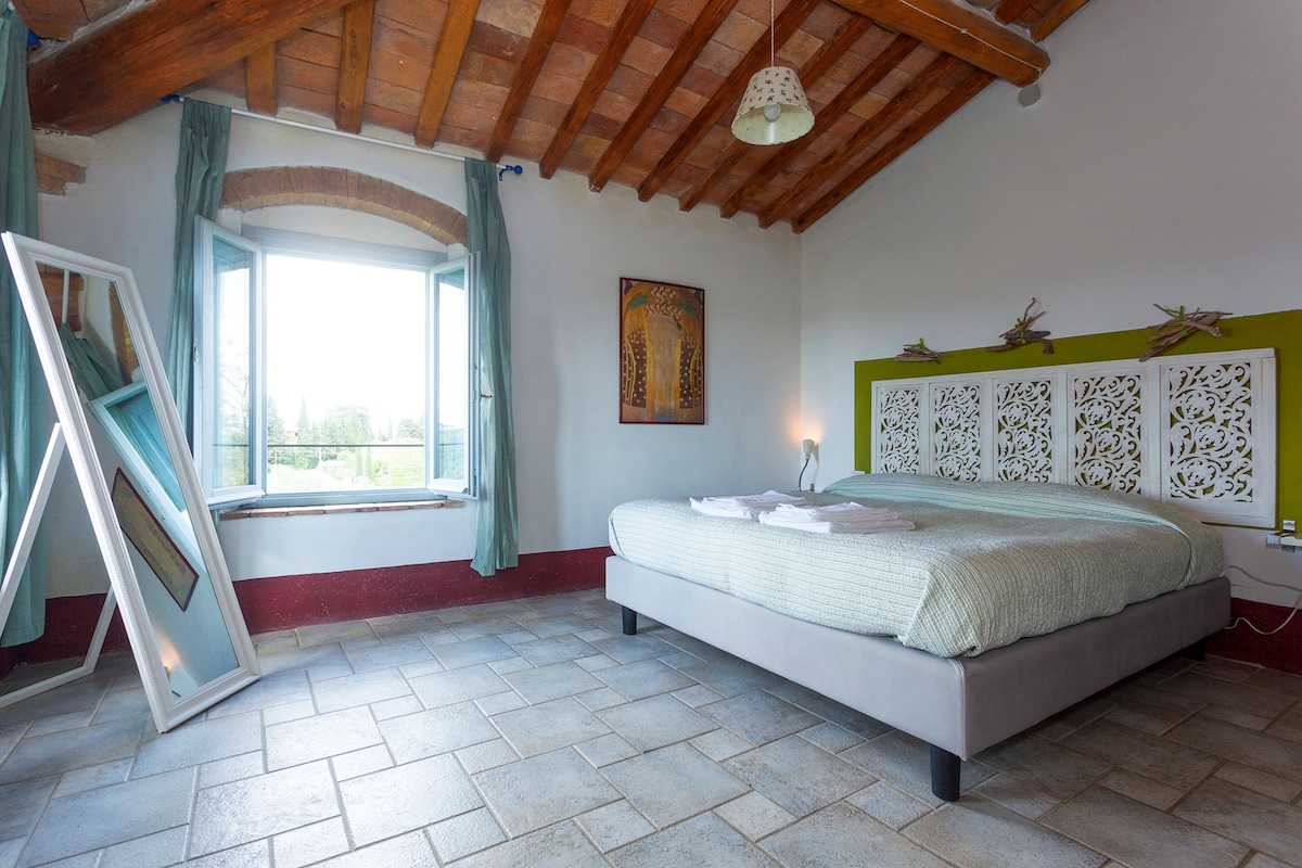 Poderi in Chianti ：第三间双人房