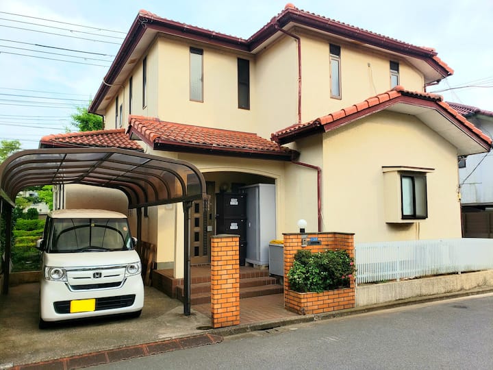 Roomy(115㎡) House with Easy Access to Disney Land!