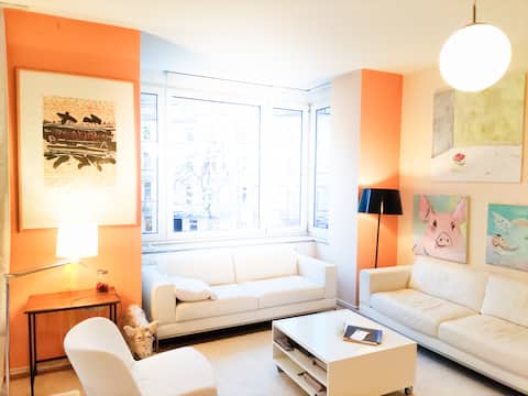 Top performing Airbnb: Spacious, three room flat Tußmannstreet district in Pempelfort