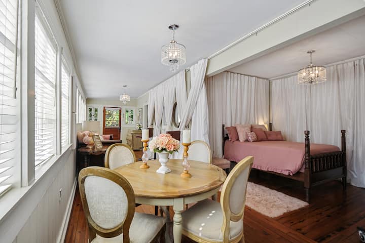 Back living/dining space