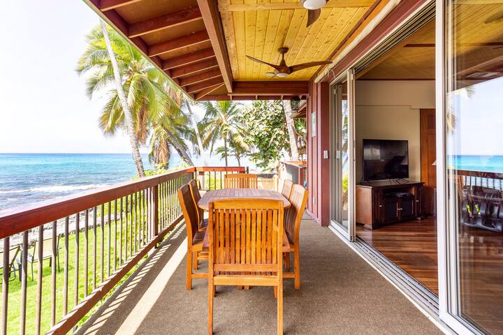 Kona Dolphin and Whale House. Rare Oceanfront. Spa gallery image 4