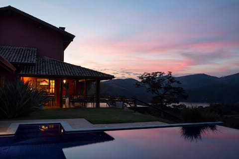 Wonderful view - mountain and dam at your feet