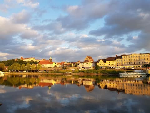 Leistungsstarkes Airbnb: Apartment on the Elberadweg in Pirna in Pirna