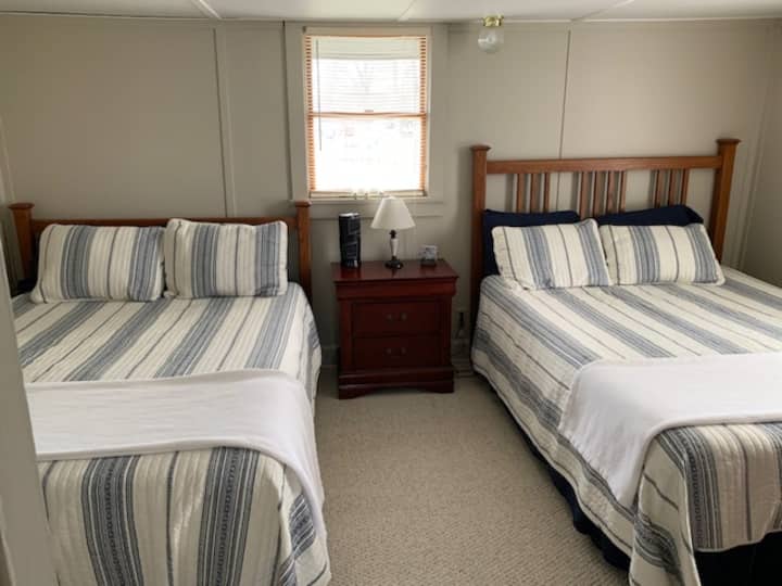 The Big Room. Perfect for 2 or 4. Great view out of the East window!