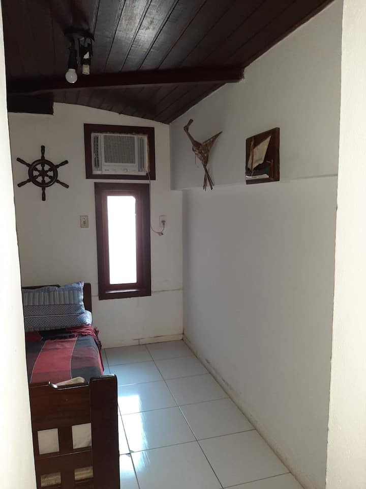 Lower bedroom. Cozy and comfortable. 