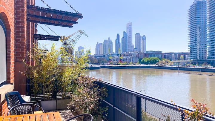 The best view in Puerto Madero