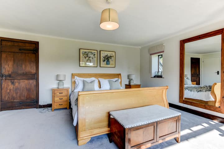 Bedroom 2 - master bedroom with Tempur Superking double bed and ensuite bathroom