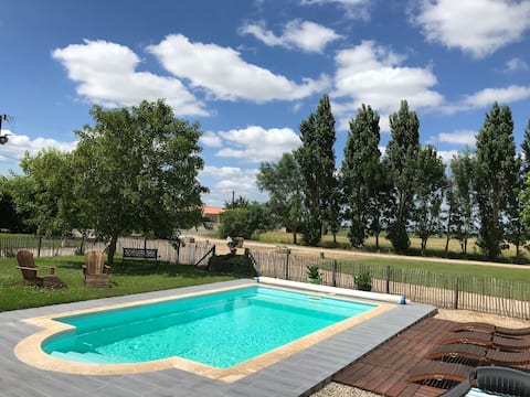 Charming cottage-Pool-jacuzzi-Marais