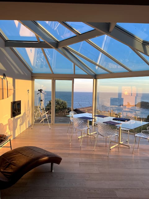 Beautiful beach home with panoramic ocean views