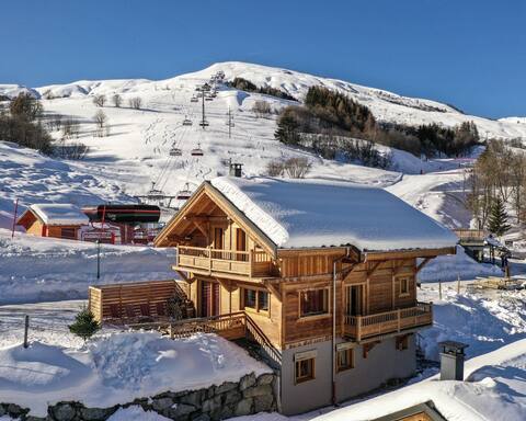 Chalet standing facing slopes 15p (Etoile Filante)