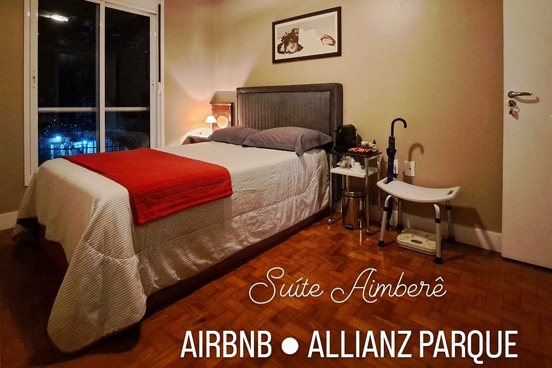 ארבעה רחובות מ - Allianz Parque ו - Bourbon Shopping.