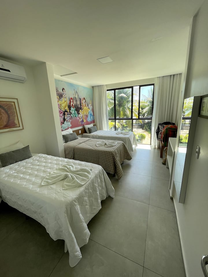 Საძინებელი 5: 3 ორადგილიანი საწოლი