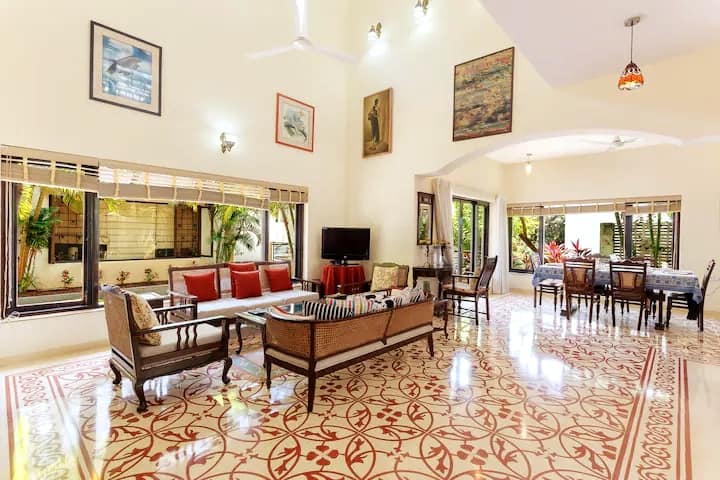 Welcome to your Vacation home in Candolim, North Goa which fully-serviced with a home-cook and a home-keeper