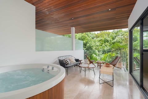 Boho-Chic at Mamitas-Private Hot-Tub-Canopy views