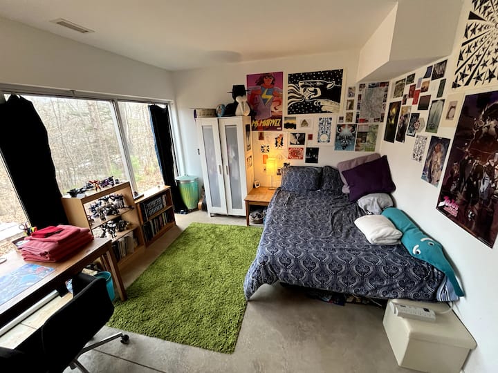 Dormitorio #4, cama doble, piso inferior