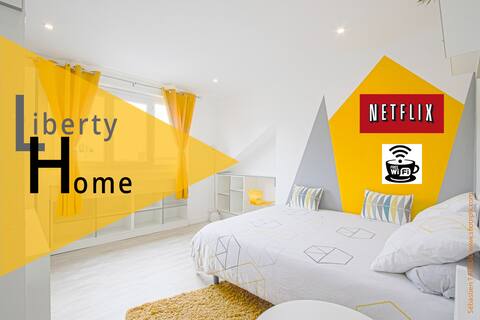 ⭐️Appart'Hôtel👉Le Havre Gare🚆 Campus Universitaire👨‍🎓